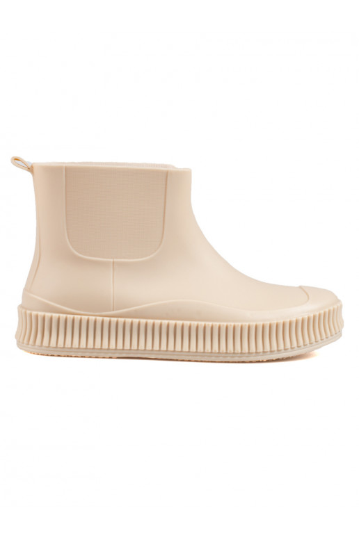 zapatos de goma beige Shelovet