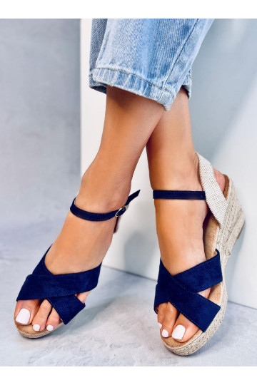 Sandalias plataforma WILLA AZUL