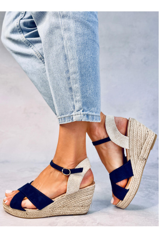 Sandalias plataforma WILLA AZUL