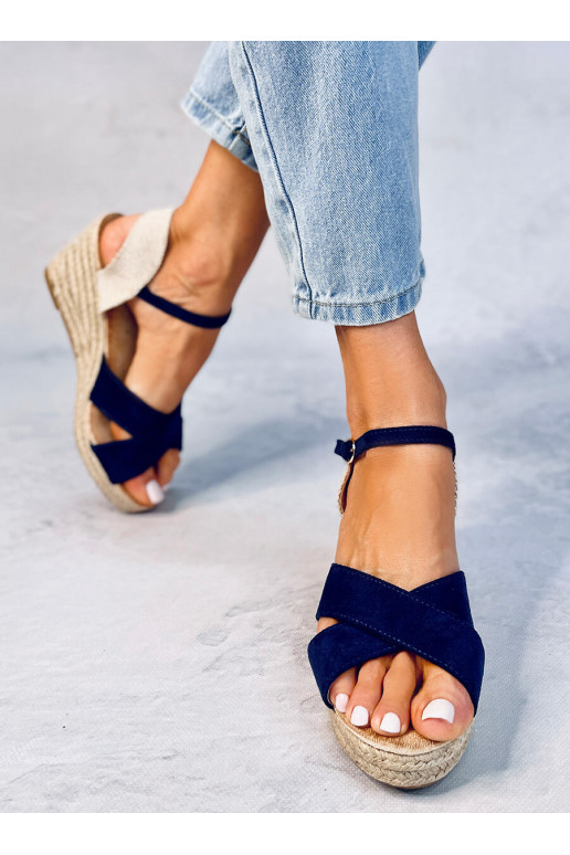 Sandalias plataforma WILLA AZUL
