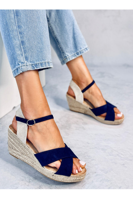 Sandalias plataforma WILLA AZUL