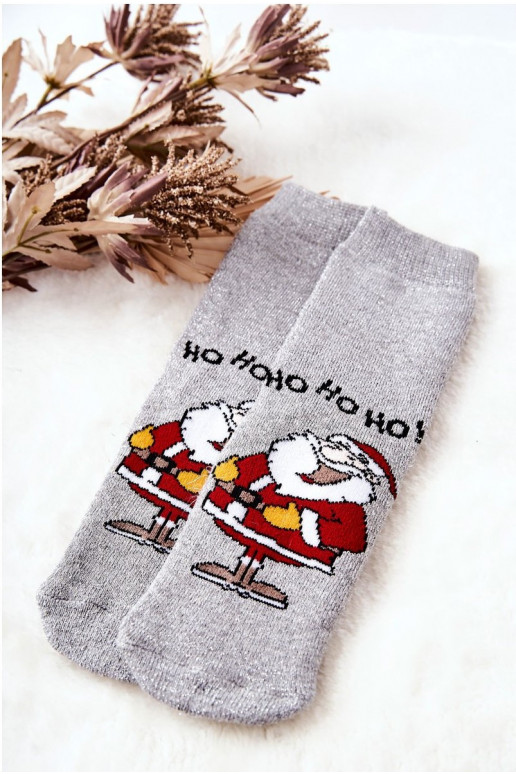 Calcetines infantiles navideños con... Calcetines infantiles navideños con...
