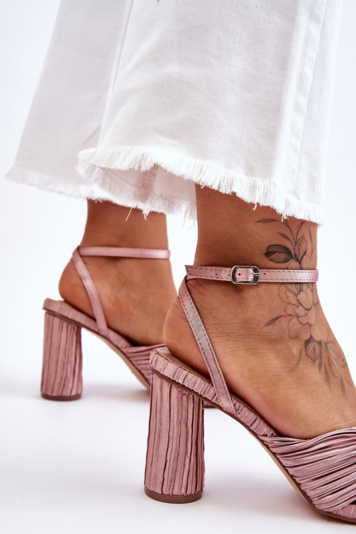 Zapatos de tacón Callum beige para mujer