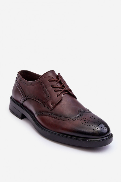 Botas marrones de hombre al estilo elegante de Gustavo
