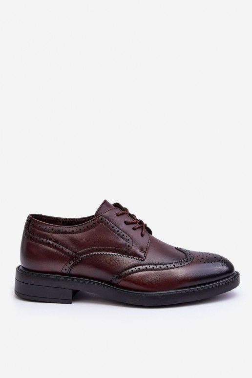 Botas marrones de hombre al estilo elegante de Gustavo