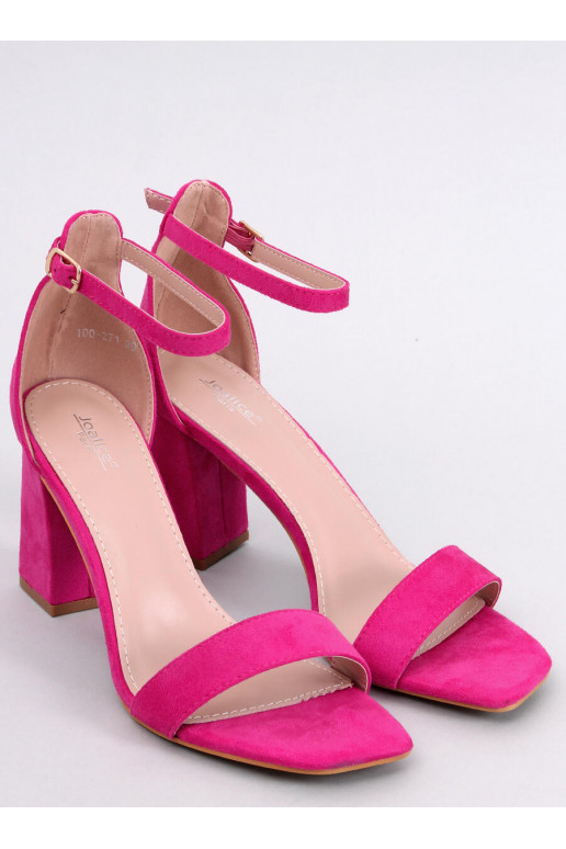 Zapatos tacón rosa AISHA