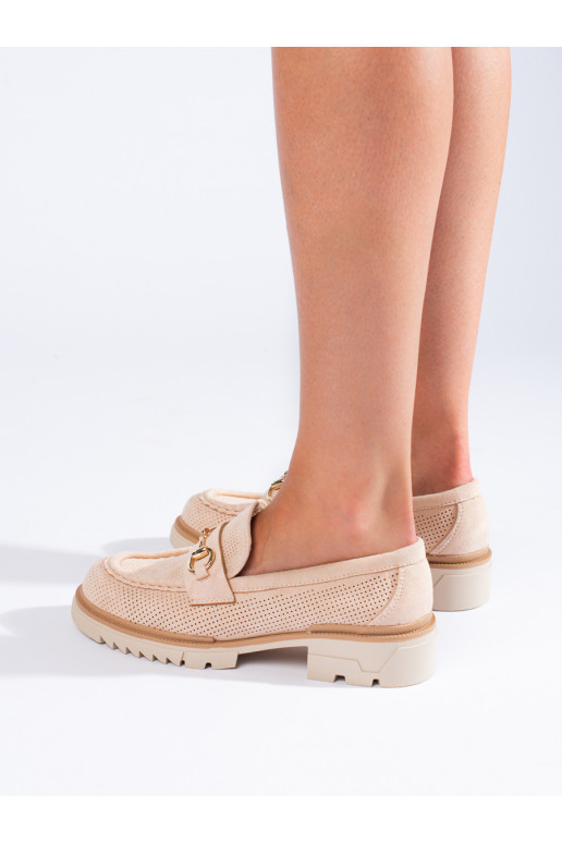 Mocasines ante beige Shelovet