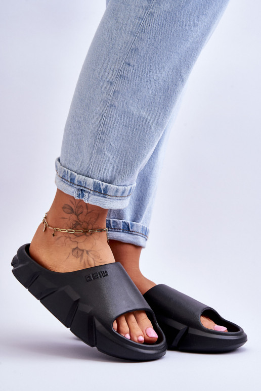 Pantuflas ligeras Big Star color negro Pantuflas ligeras Big Star color negro