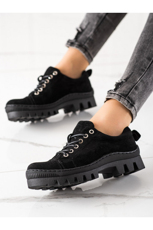 Zapatos negros con plataforma S. Barski