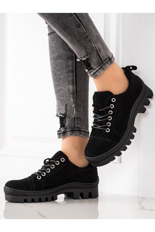 Zapatos negros con plataforma S. Barski