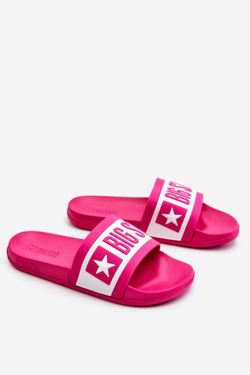 Pantuflas Big Star rosa del modelo clásico.