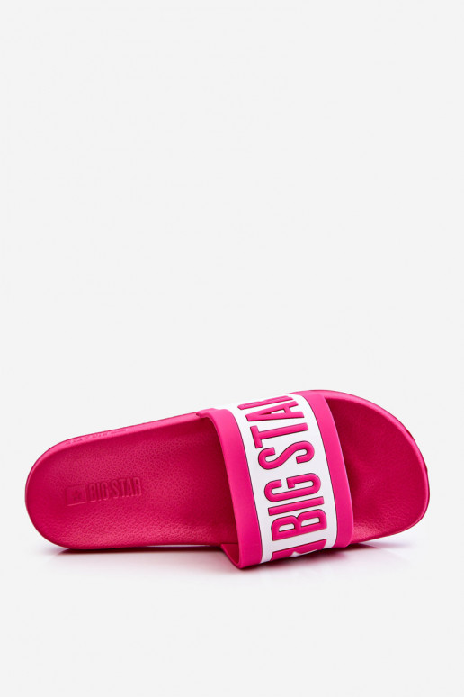 Pantuflas Big Star rosa del modelo clásico.