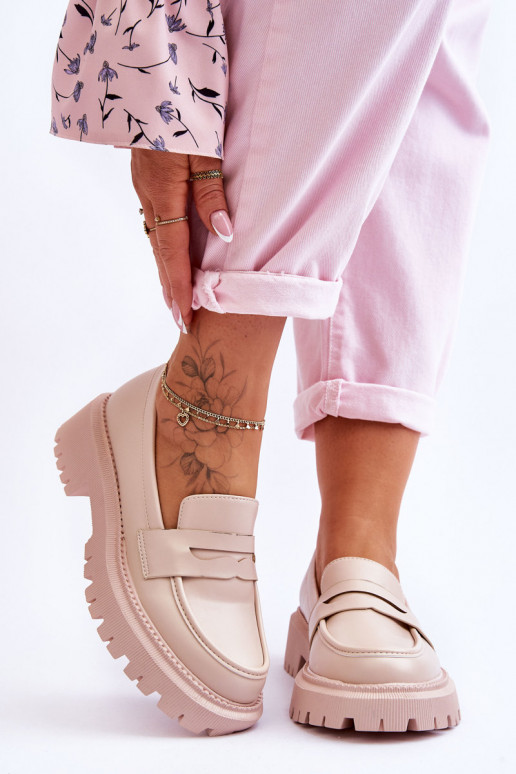 Mocasines con plataforma masiva en... Mocasines con plataforma masiva en...