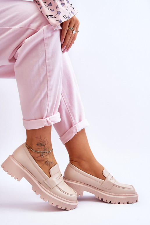 Mocasines con plataforma masiva en... Mocasines con plataforma masiva en...