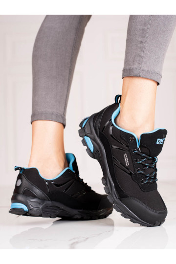 Zapatillas trekking estilo deportivo DK color negro-azul
