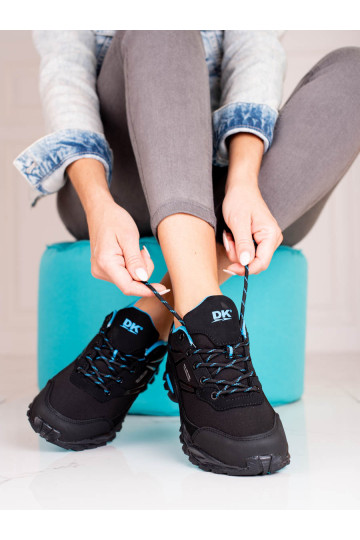 Zapatillas trekking estilo deportivo DK color negro-azul 2
