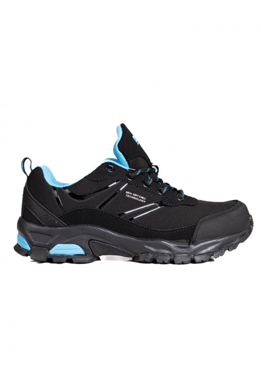 Zapatillas trekking estilo deportivo DK color negro-azul