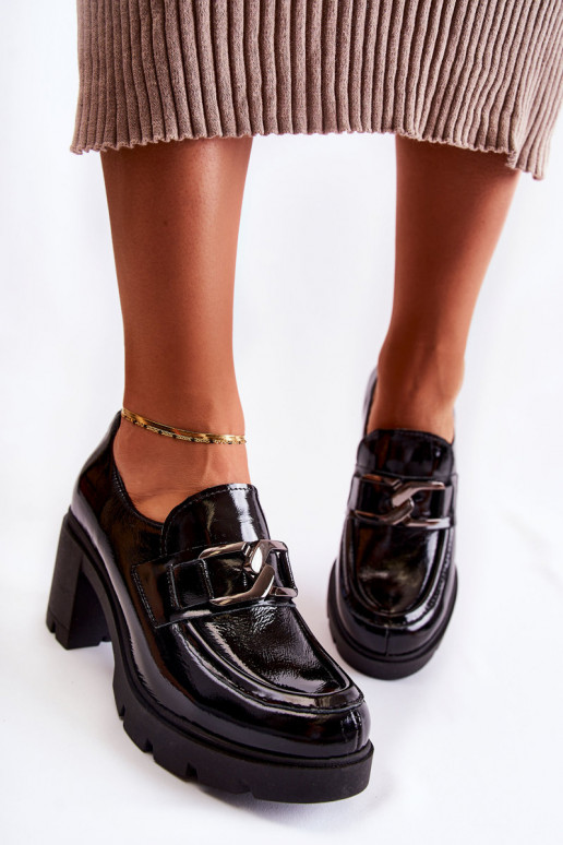 zapatos con tacones color negro Harmell
