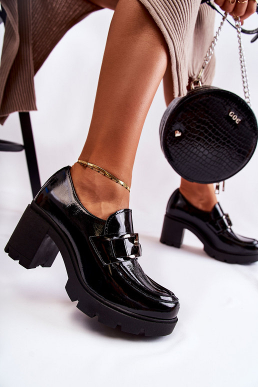 zapatos con tacones color negro Harmell