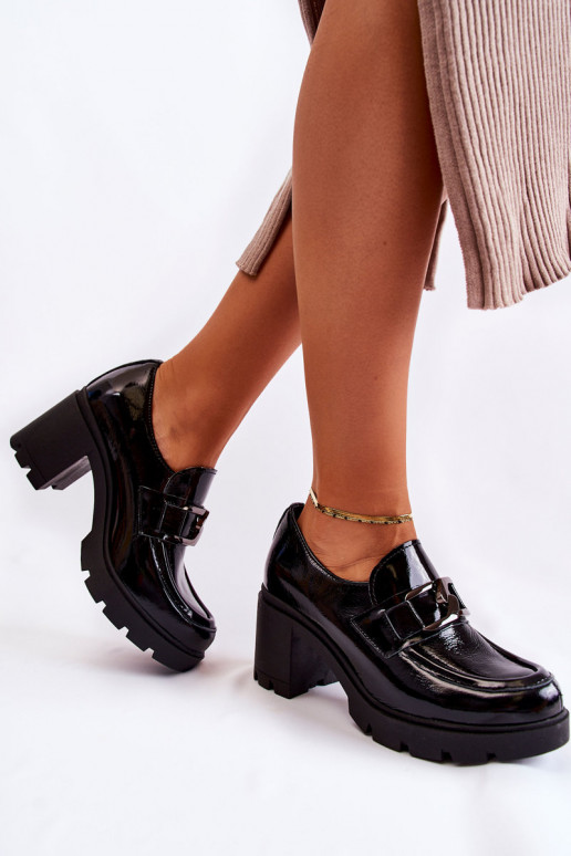 zapatos con tacones color negro Harmell