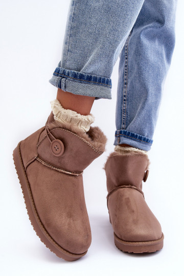 Botas de nieve calefactables beige Siriol