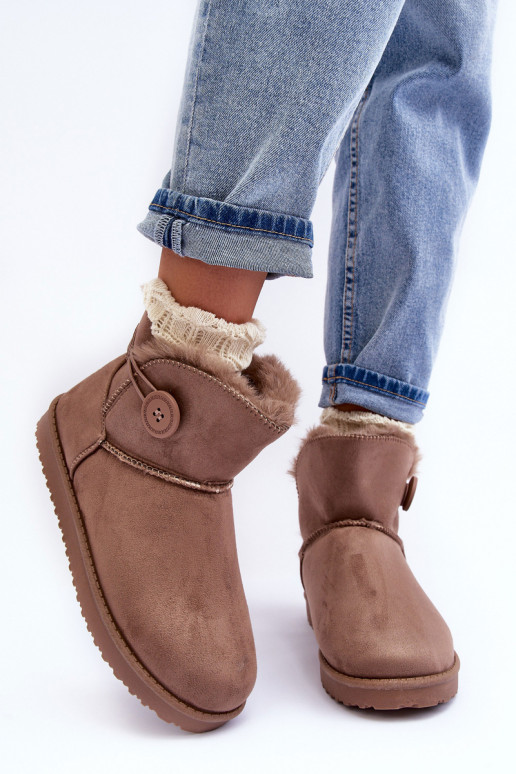 Botas de nieve calefactables beige Siriol