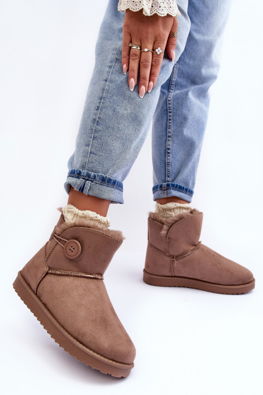 Botas de nieve calefactables beige Siriol