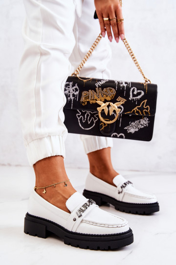 Mocasines en color blanco...