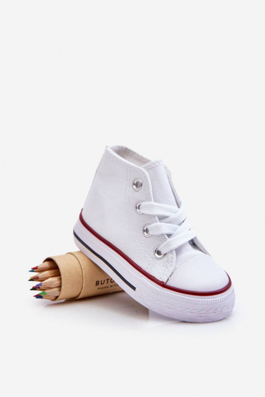 Zapatos infantiles con suela en color blanco Filemon