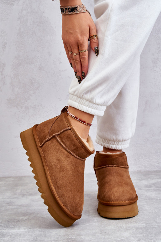 Botas de nieve Nucca marrones