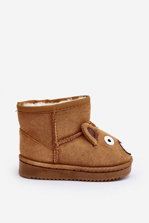 Cálidas botas de invierno para niños en color marrón Vavena