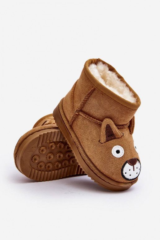 Cálidas botas de invierno para niños en color marrón Vavena