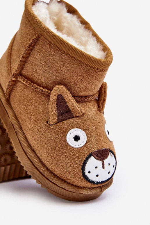 Cálidas botas de invierno para niños en color marrón Vavena