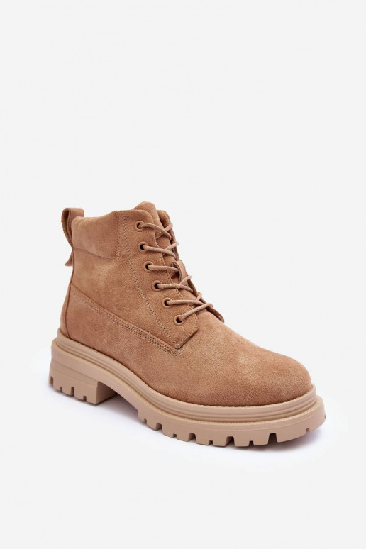 botas de ante calentadas beige Alden