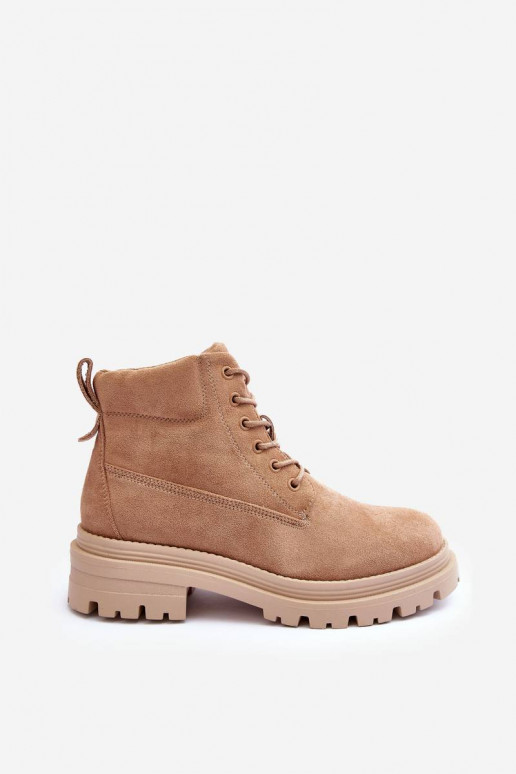 botas de ante calentadas beige Alden