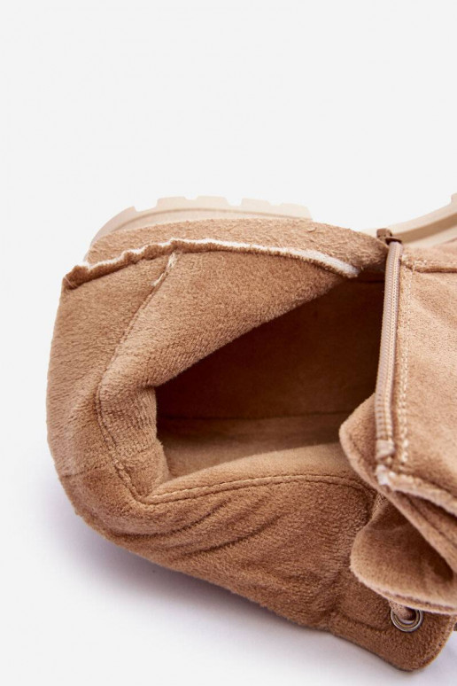 botas de ante calentadas beige Alden