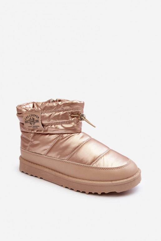 Botas de nieve cálidas Lee Cooper beige