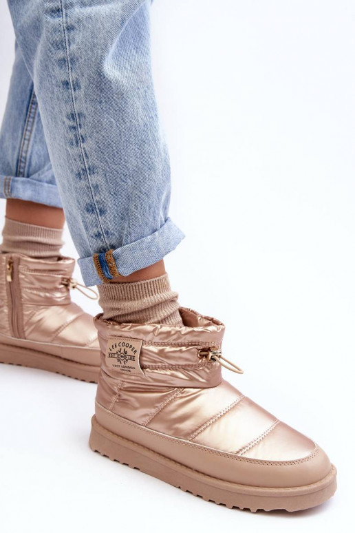 Botas de nieve cálidas Lee Cooper beige