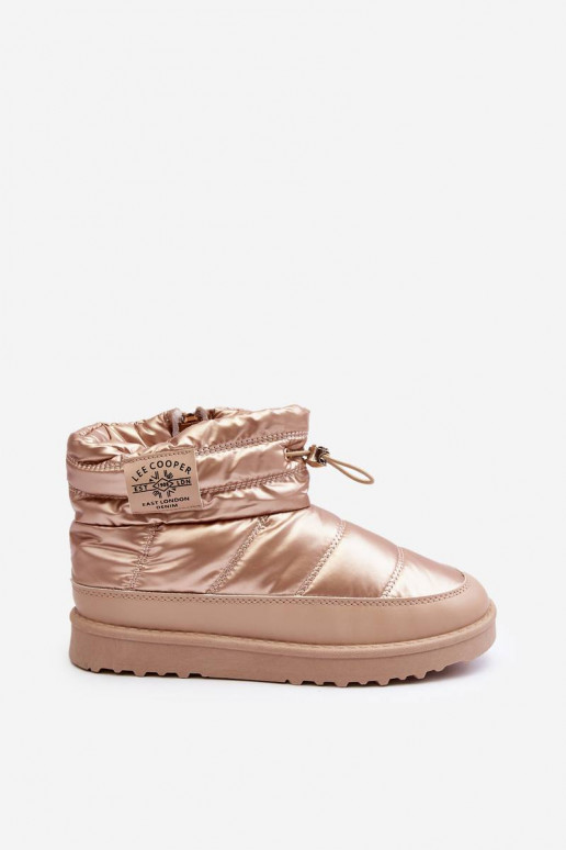 Botas de nieve cálidas Lee Cooper beige