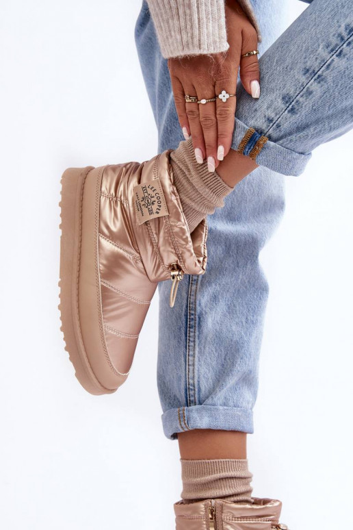 Botas de nieve cálidas Lee Cooper beige