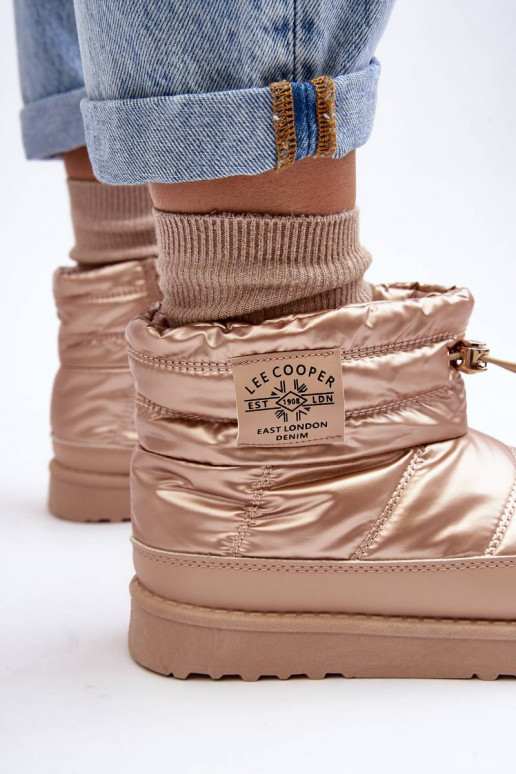 Botas de nieve cálidas Lee Cooper beige