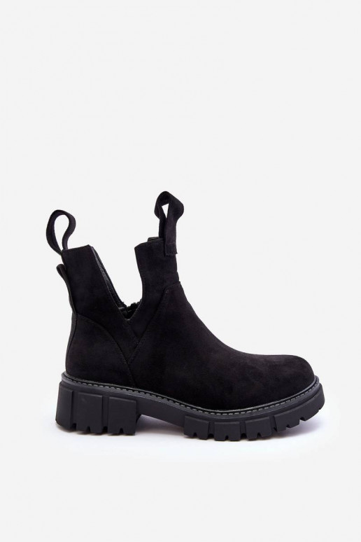 botas Cut Out color negro Heaven botas Cut Out color negro Heaven
