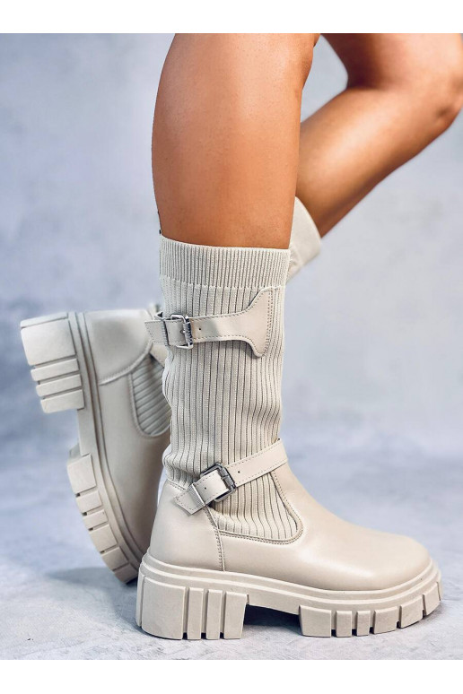 Botas largas color beige RHEA BEIGE Botas largas color beige RHEA BEIGE