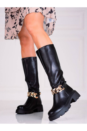 Botines Shelovet con cadena.