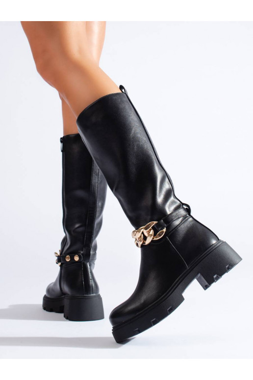 Botines Shelovet con cadena. Botines Shelovet con cadena.