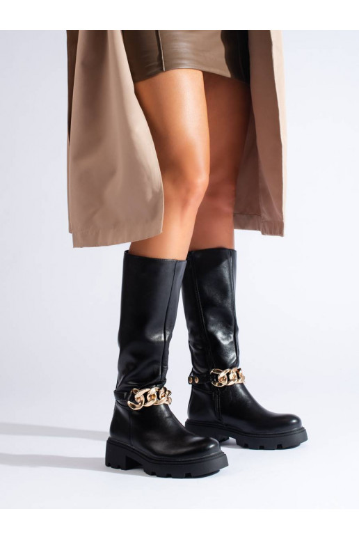 Botines Shelovet con cadena. Botines Shelovet con cadena.