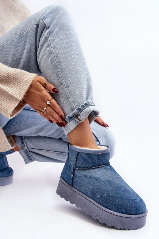 botas de nieve con purpurina y...