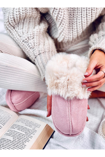 Pantuflas con pelo color... 2