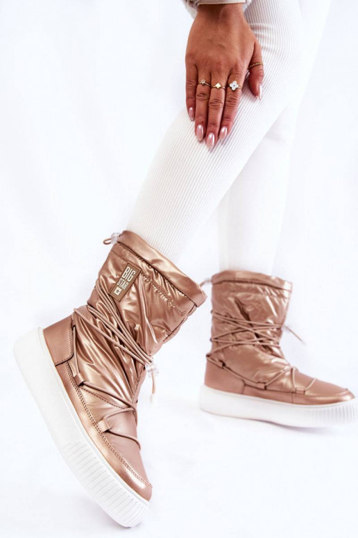 Botas de nieve calefactables Big Star beige
