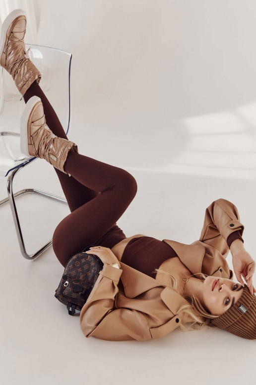 Botas de nieve calefactables Big Star beige